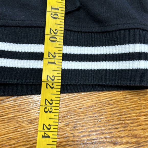 Justice Varsity jacket, black and white with glitter roses and birds. Girls 18. - Picture 11 of 14